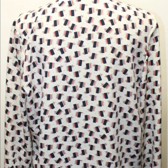 Vintage Hunt Club Women's Long Sleeve Graphic Print Made In Canada Size 14 - Picture 10 of 12